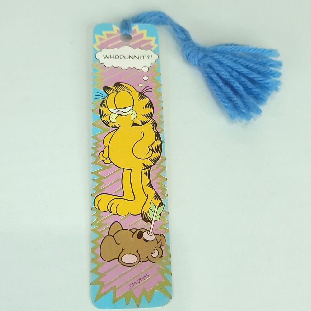 Who Dunnit Vintage Garfield Bookmark